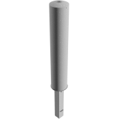 Barrier bollard | Steel tube  193 x 3.6 mm | removable | with triangular lock | hot-dip galvanized
